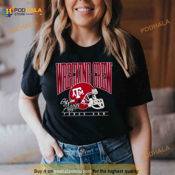 Texas A&M Football Wrecking Crew Gig Em Aggies Shirt