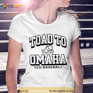Texas Christian University Baseball 2023 College World Series Toad to Omaha T Shirt
