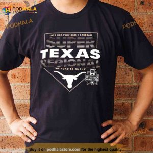 Texas Longhorns 2023 Ncaa Division I Baseball Super Regional Stanford Ca Shirt 3