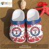 Texas Rangers Gift For Fans Rubber Crocs Crocband Clogs Comfy Footwear