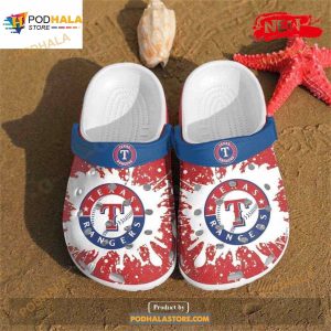 Texas Rangers Gift For Fans Rubber Crocs Crocband Clogs Comfy Footwear