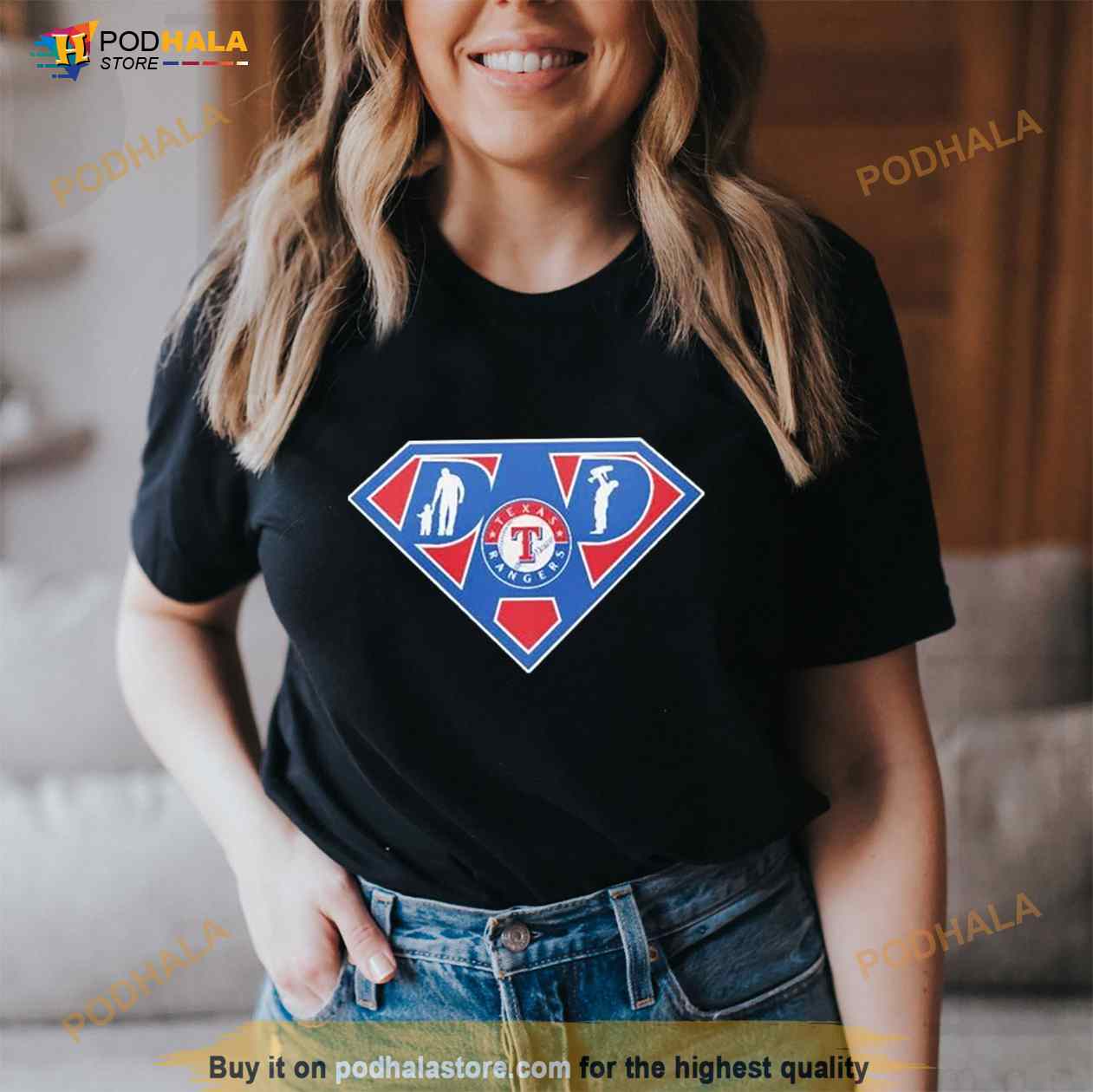 Texas Rangers Super Dad Shirt - Teespix - Store Fashion LLC