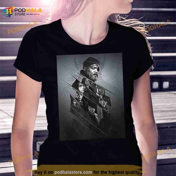 Textless Poster Secret Invasion Nick Fury Marvel Studios Fan Gifts T Shirt
