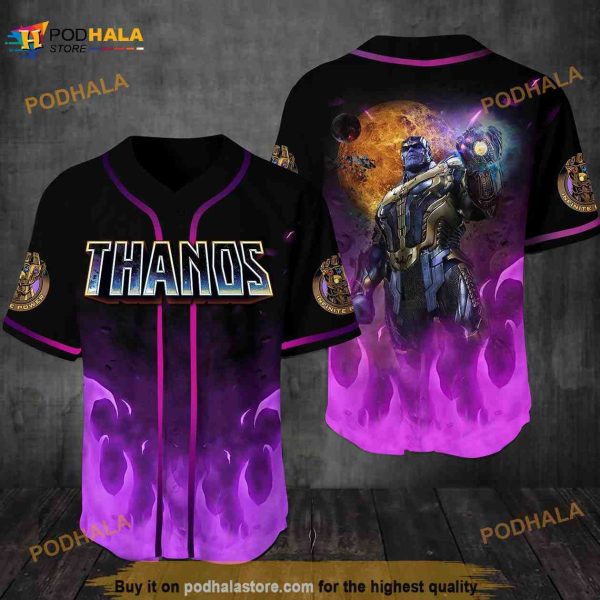 Thanos 3D Baseball Jersey Shirt