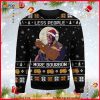 Thanos Less People More Bourbon Ugly Christmas 3D Sweater
