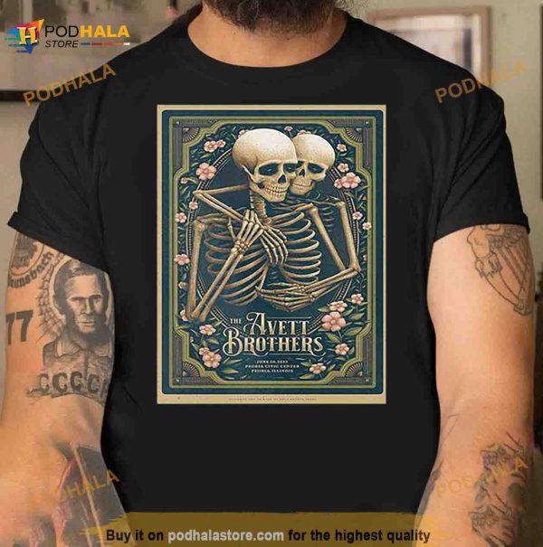 The Avett Brothers June 20th 2023 Peoria Civic Center Peoria Illinois Fan Gifts T Shirt