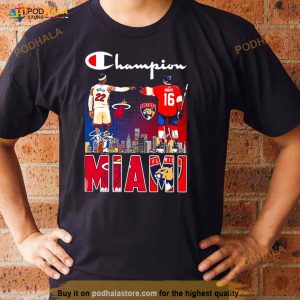 The Champion Jimmy Butler And Barkow Miami Sports 2023 Signatures Shirt 2