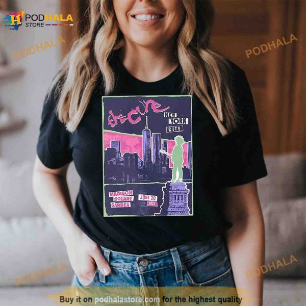 The Cure New York City Madison Square Garden June 20th 2023 Fan Gifts T Shirt