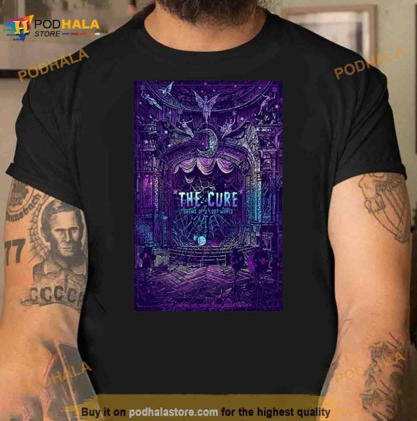 The Cure Poster Boston Xfinity Center 2023 Shirt