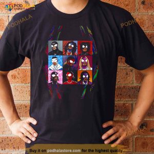 The Current Feature List For Metro Boomin Spider Man Across The Spider Verse Soundtrack Shirt 2