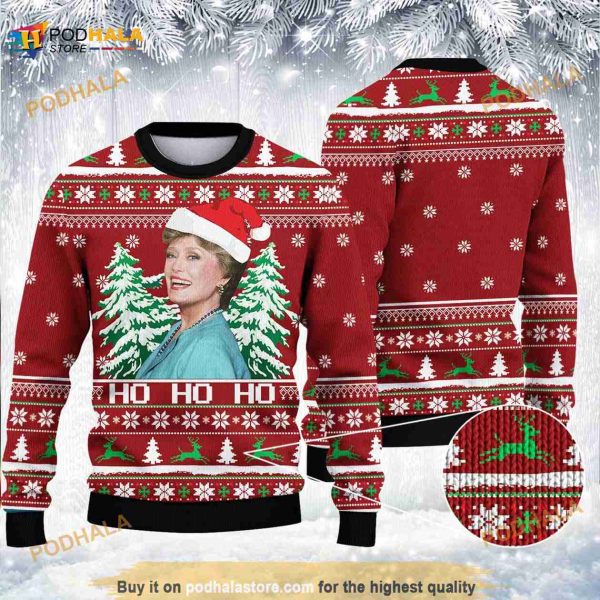 The Golden Girls Blanche Devereaux Christmas Ugly Christmas Sweater
