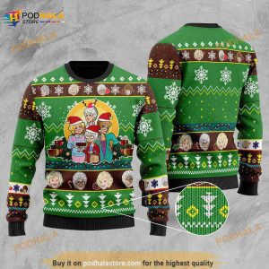 The Golden Girls Ugly Golden Girls Ugly 3D Sweater