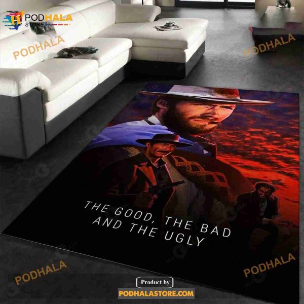 The Good Bad Ugly Movie Rug Art Painting Movie Rugs Home Us Decor