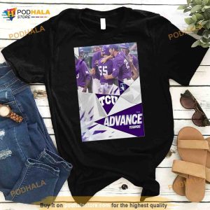 The Horned Frogs TCU Advance To The 2023 NCAA Super Regionals Road To Omaha Shirt