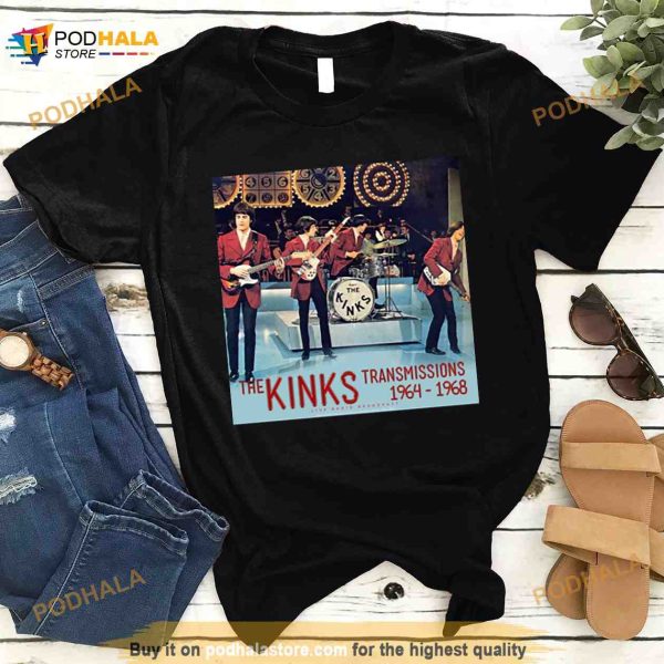 The Kinks Transmissions 1964 1968 live radio Broadcast Shirt