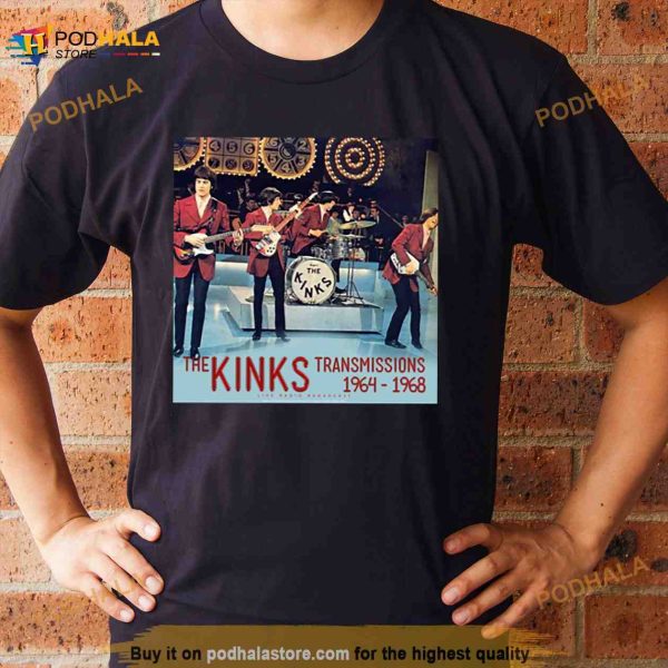 The Kinks Transmissions 1964 1968 live radio Broadcast Shirt