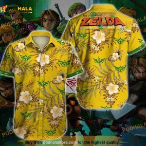 The Legend Of Zelda 3D Hawaiian Shirt, The Legend Shirt