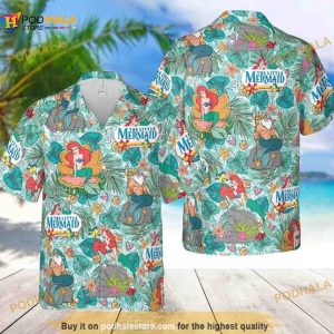 The Little Mermaid Hawaiian Shirt, Tropical Shirt For Women Men