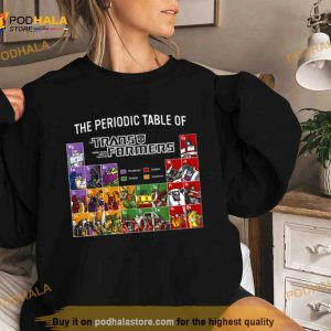 The Periodic Table Of Transformers Shirt 3