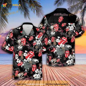 The Rolling Stones Hawaiian Shirt, Rolling Stones Band Button Up Unisex Shirt