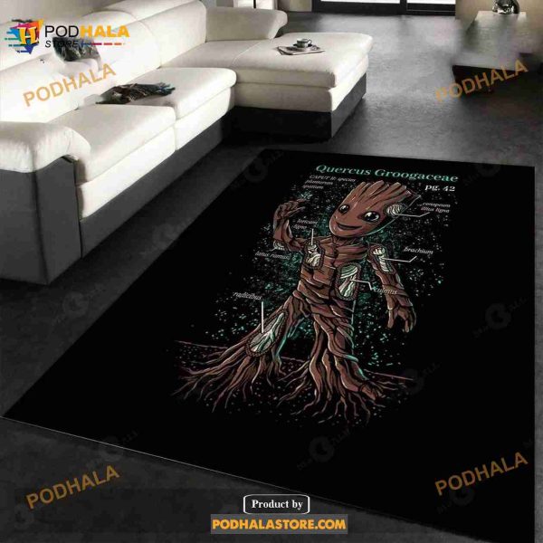 The Science Of Groot Movie Area Rug Kitchen Rug