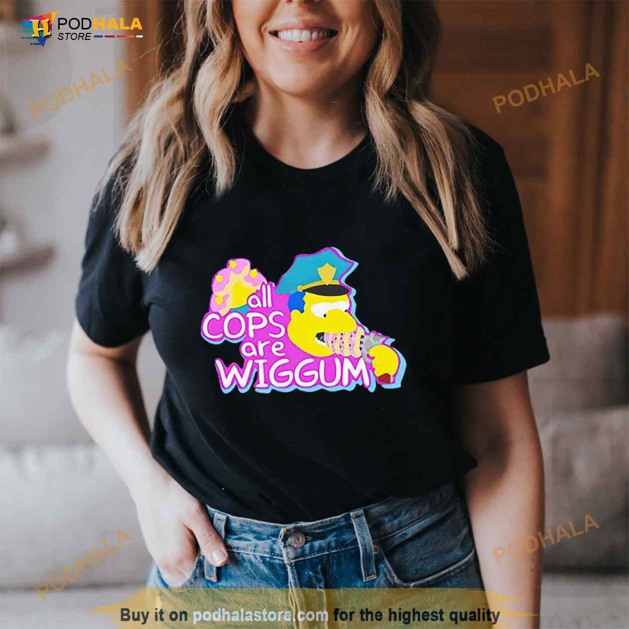 The Simpsons All Cops Are Wiggum Shirt The Simpsons All Cops Are Wiggum Shirt