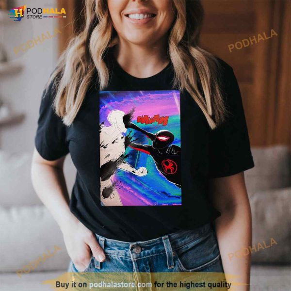 The Spot vs Miles Morales SpiderMan Across The SpiderVerse New Movie Shirt