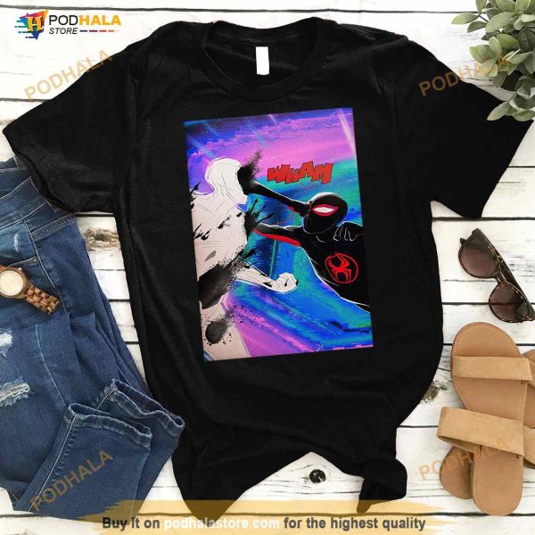 The Spot vs Miles Morales SpiderMan Across The SpiderVerse New Movie Shirt