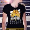 The Vegas Golden Knights Team 2023 Western Conference Champions Signatures Shirt