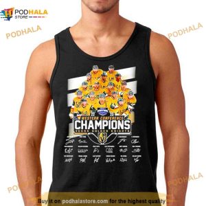The Vegas Golden Knights Team 2023 Western Conference Champions Signatures Shirt 3