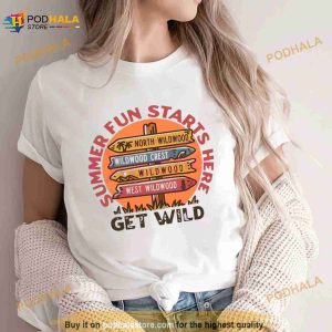 The Wildwoods Summer Fun Starts Here Get Wild Shirt
