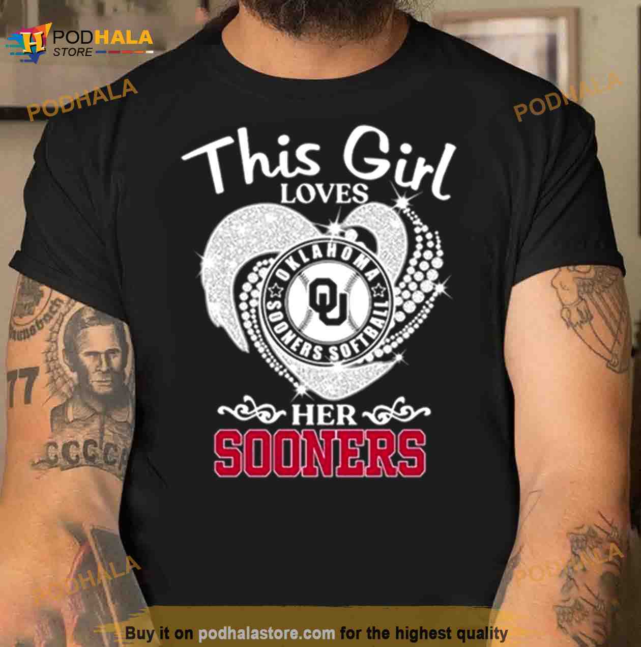 This Girl Loves Her Oklahoma Sooners Heart Diamond 2023 Shirt This Girl Loves Her Oklahoma Sooners Heart Diamond 2023 Shirt