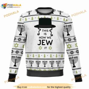 This Is How Jew It Ugly Christmas Sweater, Funny Xmas Gifts