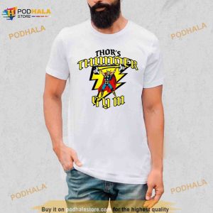 Thor's Thunder Gym Logo Bodybuilding Shirt 3