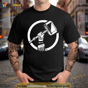 Thor And The Mjolnir Marvel Shirt