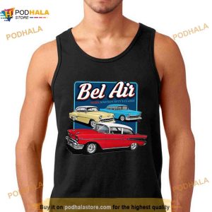 Three Bel Airs Vintage Car Shirt 2