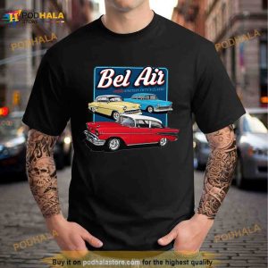 Three Bel Airs Vintage Car Shirt 3