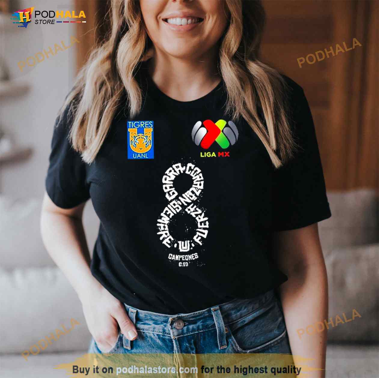 Tiger UANL 2023 Liga MX Champions Shirt Tiger UANL 2023 Liga MX Champions Shirt