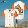 Tigger The Pitcher Winnie The Pooh Disney Cartoon Pinstripe 3D Baseball Jersey