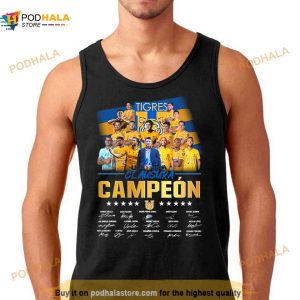 Tigres 2023 Liga Bbva Clausura Campeon Signatures Shirt 2