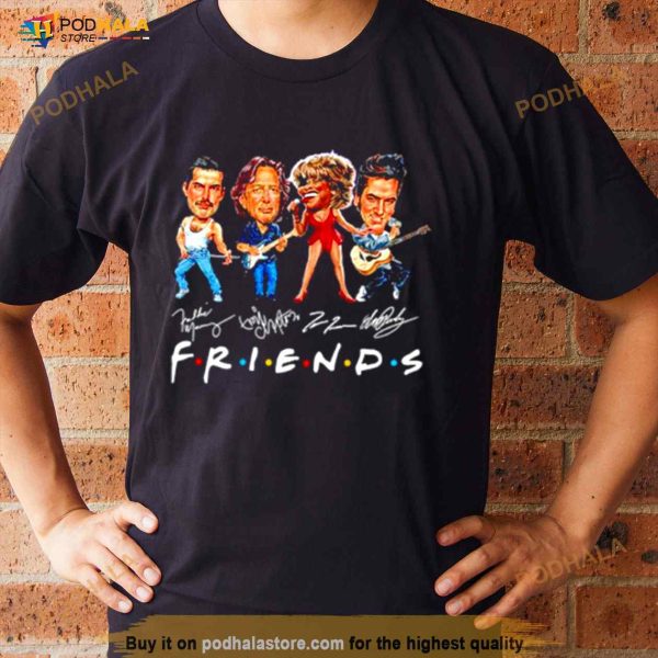 Tina Turner Friends Signatures Shirt