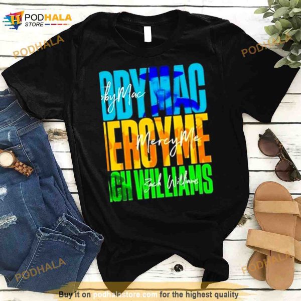 TobyMac MercyMe and Zach Williams 2023 Tour Shirt