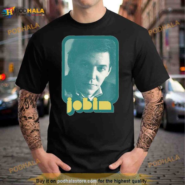 Tom Jobim Retro Style Fan Art Design Shirt