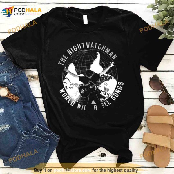 Tom Morello Black And White Shirt