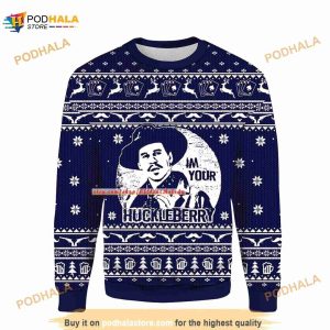 Tombstone Im Your Huckleberry Ugly 3D Sweater, Funny Xmas Gifts