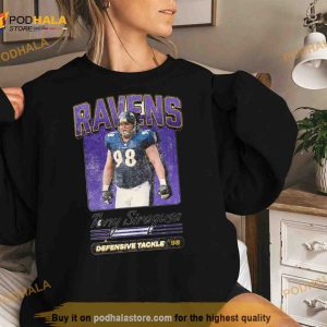 Tony Siragusa Sportr Art Ravens Football Shirt 2