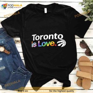 Toronto Raptors Is Love City Pride Team Logo Shirt