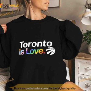 Toronto Raptors Is Love City Pride Team Logo Shirt 2