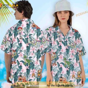 Toy Story Friends Hawaiian Shirt, Pixar Woody Buzz Lightyear Tropical Shirt