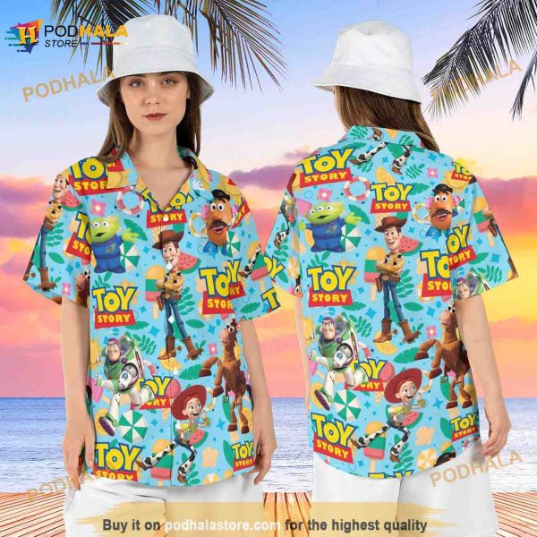 Toy Story Ice Cream Hawaiian Shirt, Pixar Summer Vacation Hawaii Shirt